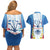 Central America Independence day Couples Matching Off Shoulder Short Dress and Hawaiian Shirt September 15th Together We Grow - Wonder Print Shop