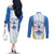 Central America Independence day Couples Matching Off The Shoulder Long Sleeve Dress and Long Sleeve Button Shirt September 15th Together We Grow - Wonder Print Shop