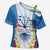 Central America Independence day Cross Shoulder Shirt September 15th Together We Grow - Wonder Print Shop
