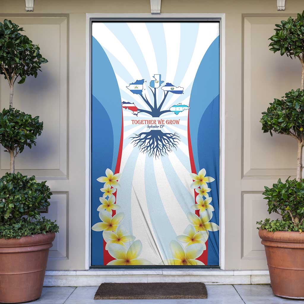Central America Independence day Door Cover September 15th Together We Grow - Wonder Print Shop