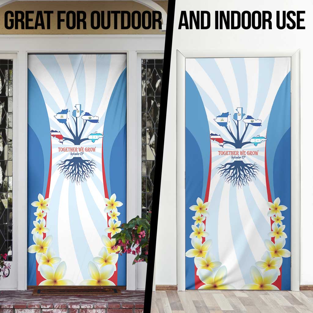Central America Independence day Door Cover September 15th Together We Grow - Wonder Print Shop