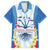 Central America Independence day Family Matching Off The Shoulder Long Sleeve Dress and Hawaiian Shirt September 15th Together We Grow - Wonder Print Shop