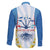 Central America Independence day Family Matching Off The Shoulder Long Sleeve Dress and Hawaiian Shirt September 15th Together We Grow - Wonder Print Shop