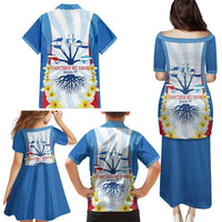 Central America Independence day Family Matching Puletasi and Hawaiian Shirt September 15th Together We Grow - Wonder Print Shop