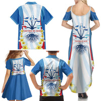 Central America Independence day Family Matching Summer Maxi Dress and Hawaiian Shirt September 15th Together We Grow - Wonder Print Shop
