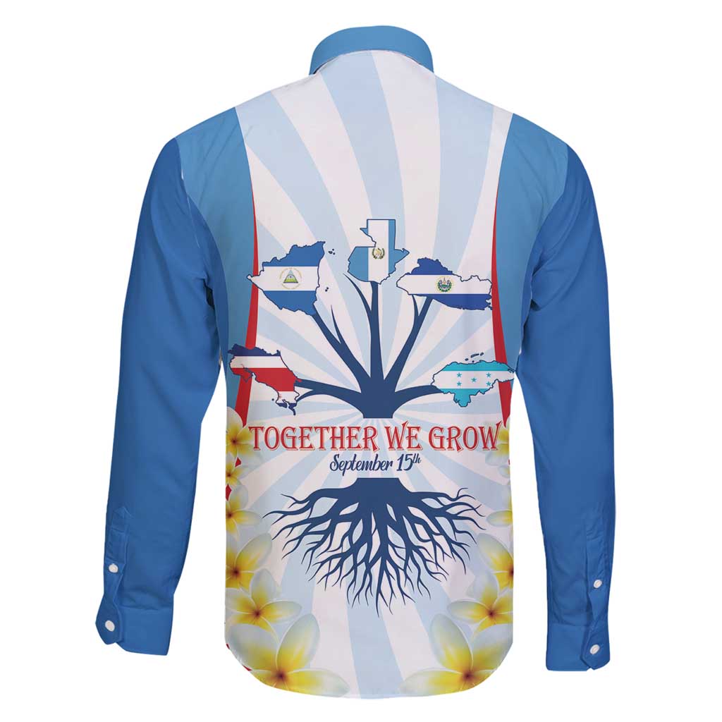Central America Independence day Family Matching Summer Maxi Dress and Hawaiian Shirt September 15th Together We Grow - Wonder Print Shop