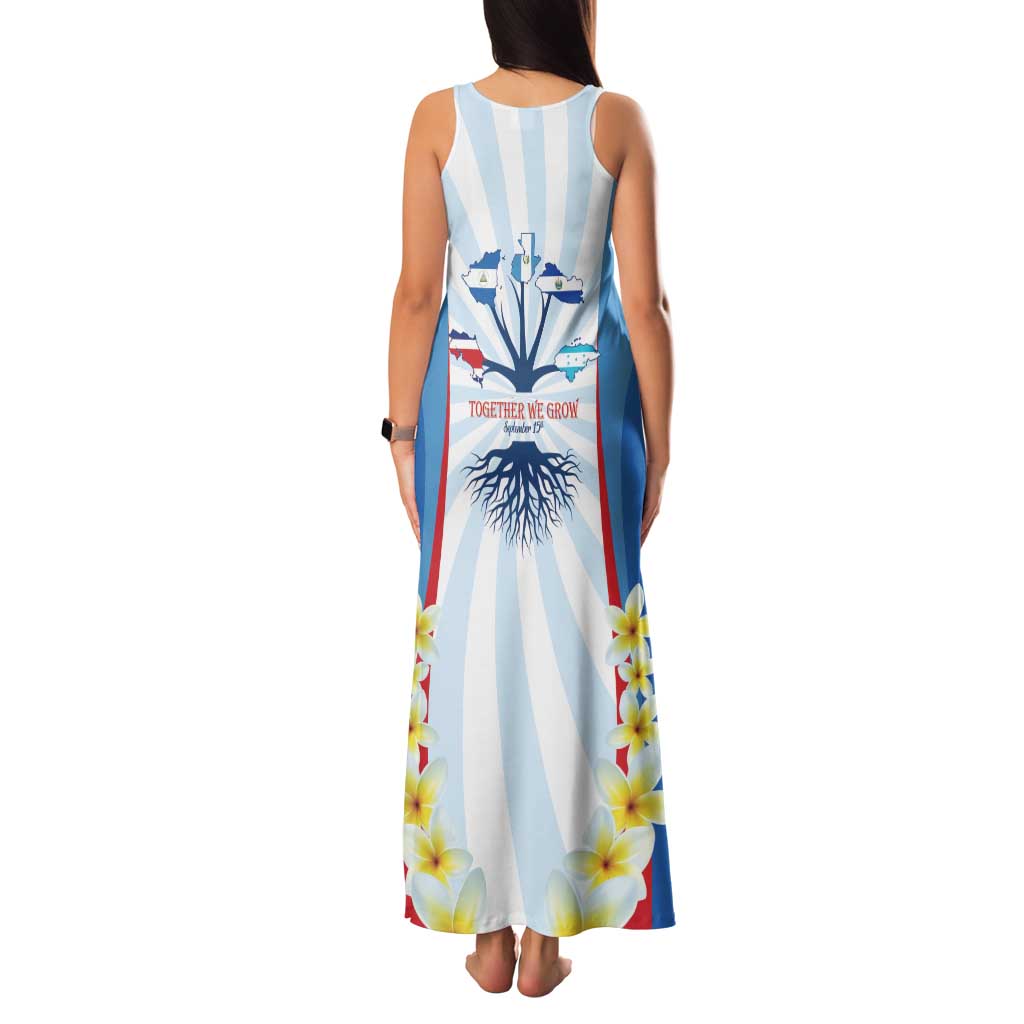 Central America Independence day Family Matching Tank Maxi Dress and Hawaiian Shirt September 15th Together We Grow - Wonder Print Shop