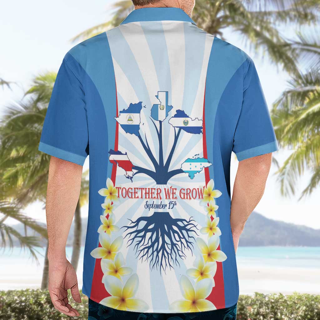 Central America Independence day Hawaiian Shirt September 15th Together We Grow - Wonder Print Shop
