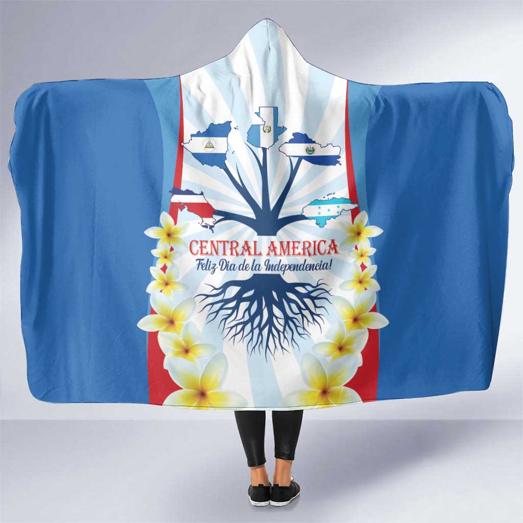 Central America Independence day Hooded Blanket September 15th Together We Grow - Wonder Print Shop