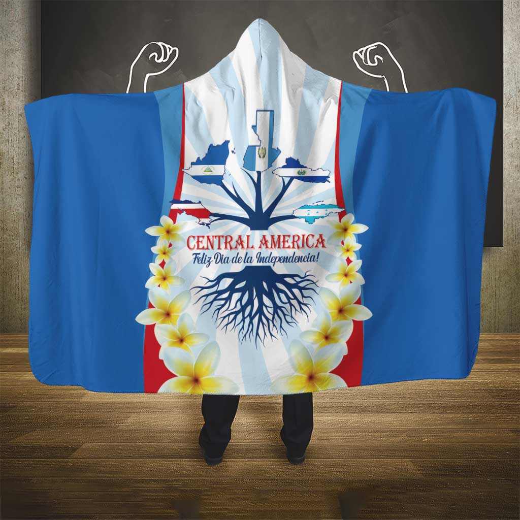 Central America Independence day Hooded Blanket September 15th Together We Grow - Wonder Print Shop
