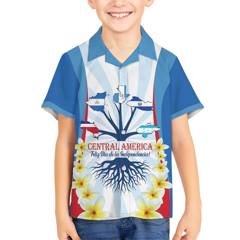 Central America Independence day Kid Hawaiian Shirt September 15th Together We Grow - Wonder Print Shop