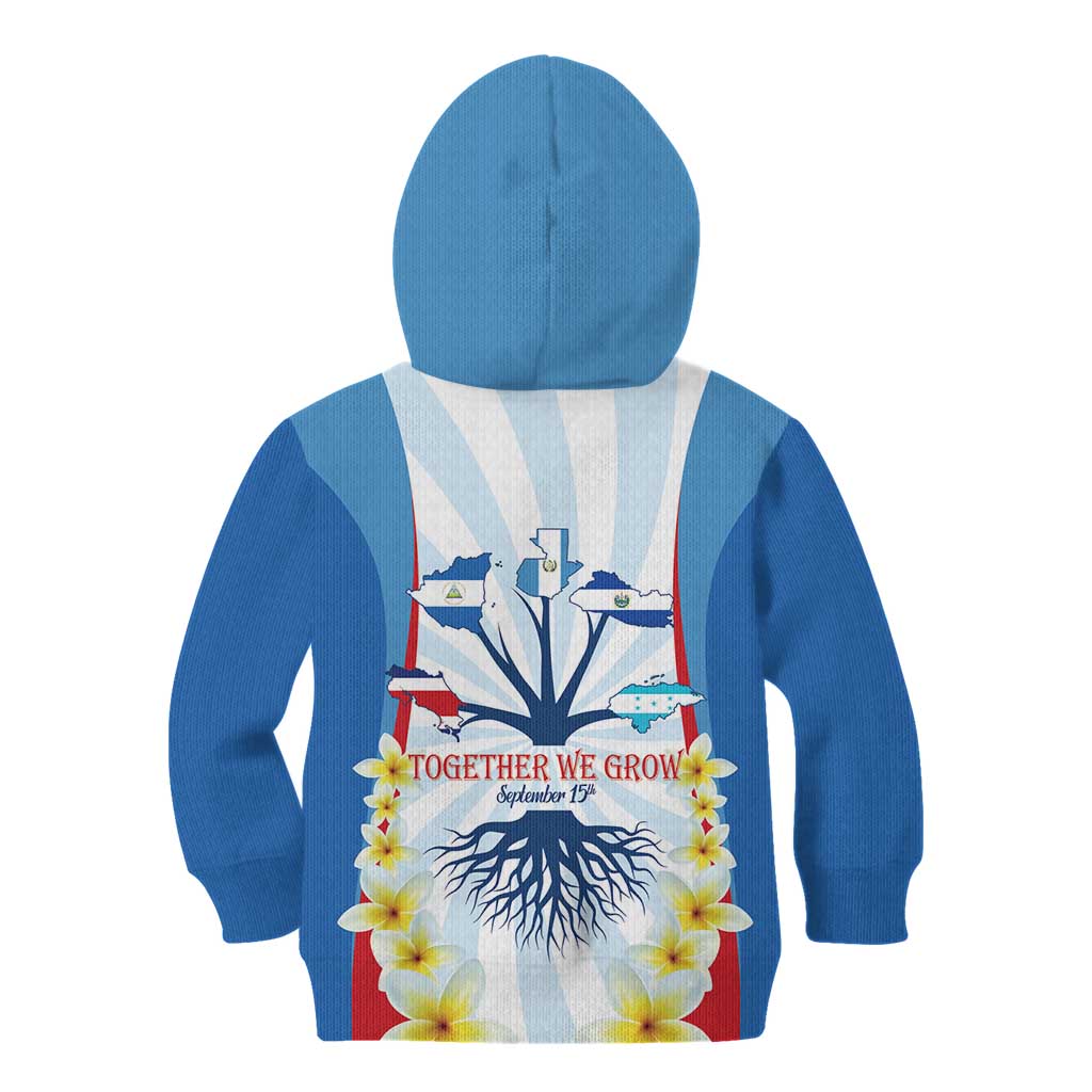 Central America Independence day Kid Hoodie September 15th Together We Grow - Wonder Print Shop