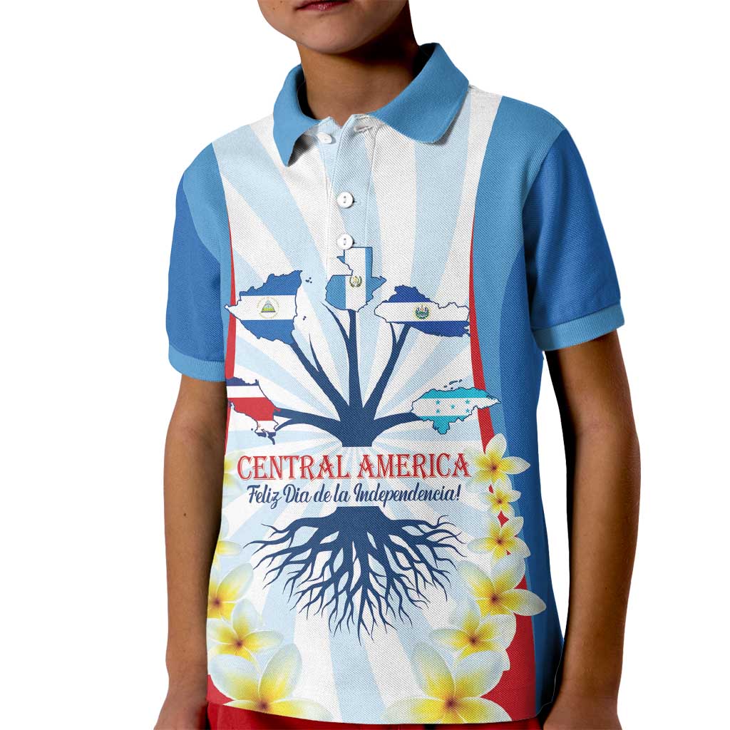 Central America Independence day Kid Polo Shirt September 15th Together We Grow - Wonder Print Shop