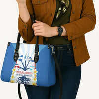 Central America Independence day Leather Bag September 15th Together We Grow - Wonder Print Shop
