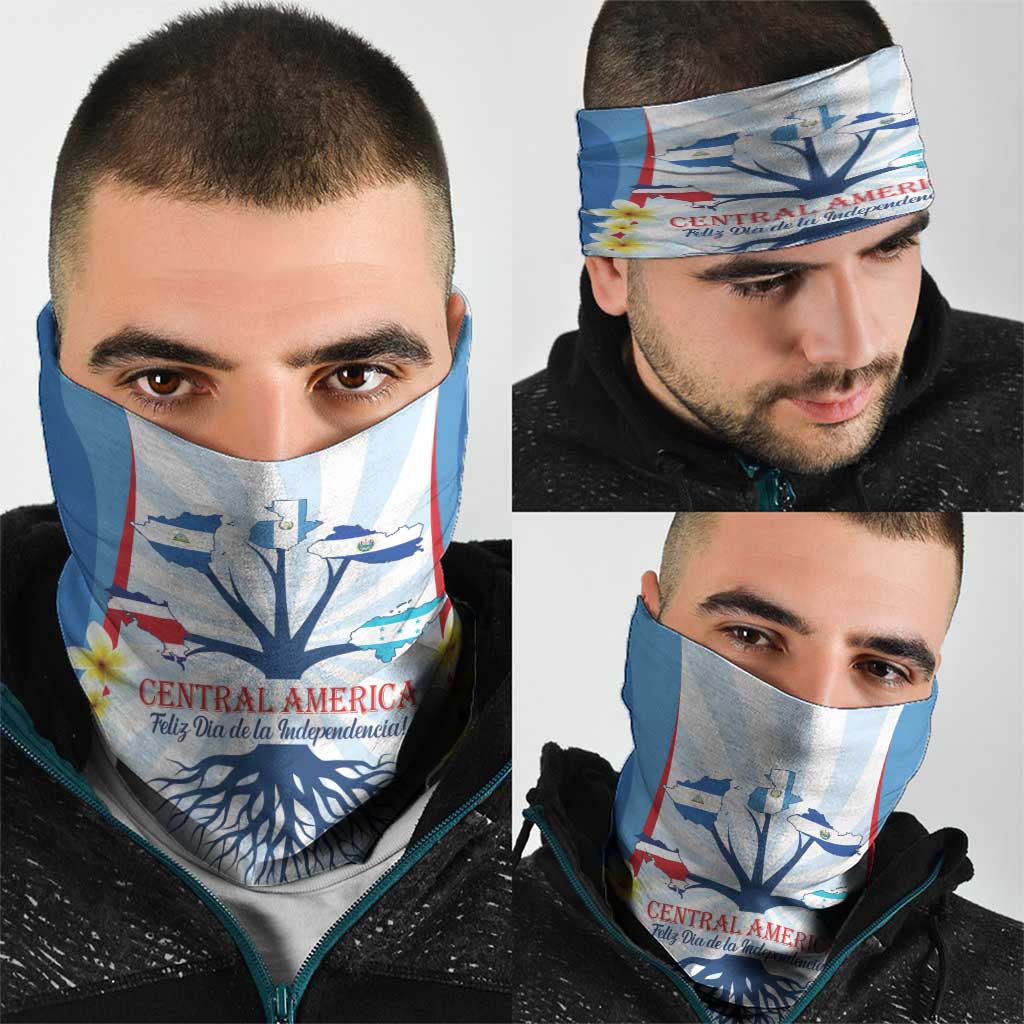 Central America Independence day Neck Gaiter September 15th Together We Grow - Wonder Print Shop