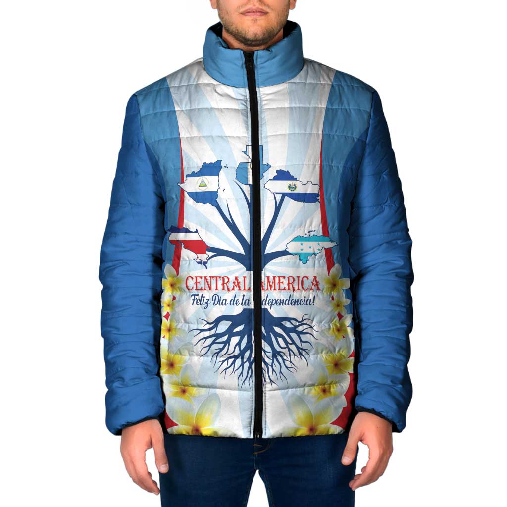 Central America Independence day Padded Jacket September 15th Together We Grow - Wonder Print Shop