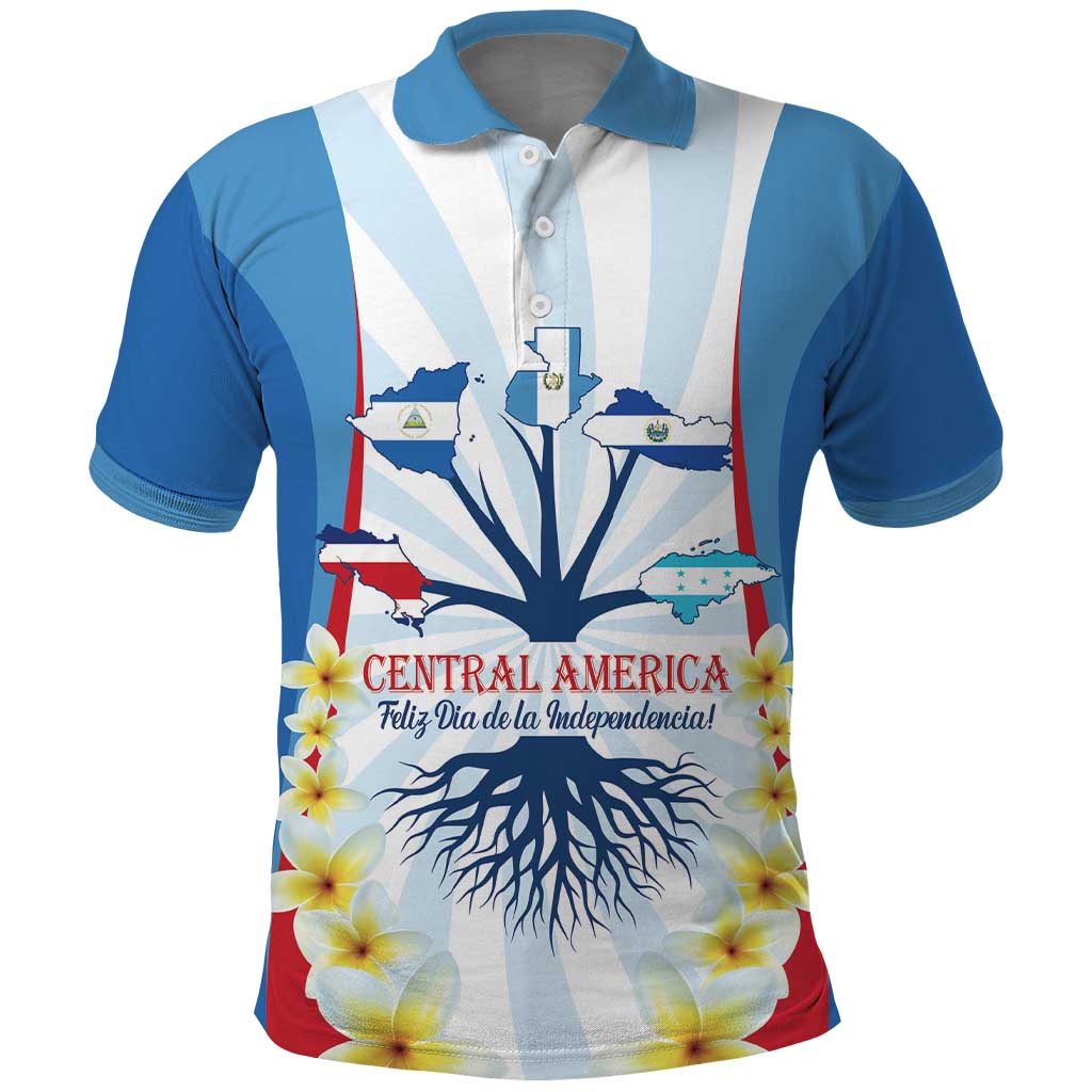 Central America Independence day Polo Shirt September 15th Together We Grow - Wonder Print Shop