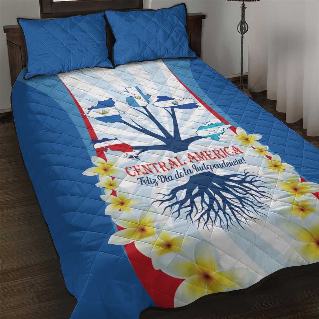 Central America Independence day Quilt Bed Set September 15th Together We Grow - Wonder Print Shop