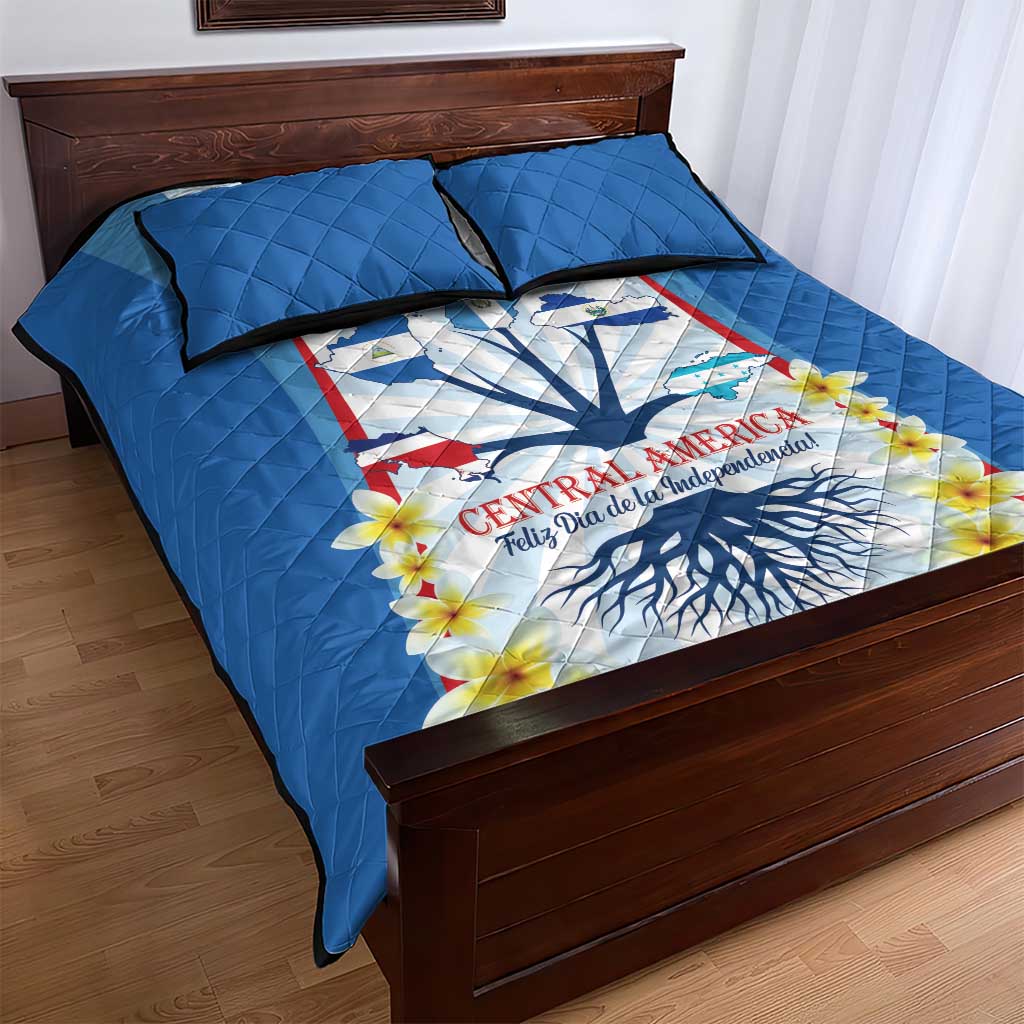 Central America Independence day Quilt Bed Set September 15th Together We Grow - Wonder Print Shop
