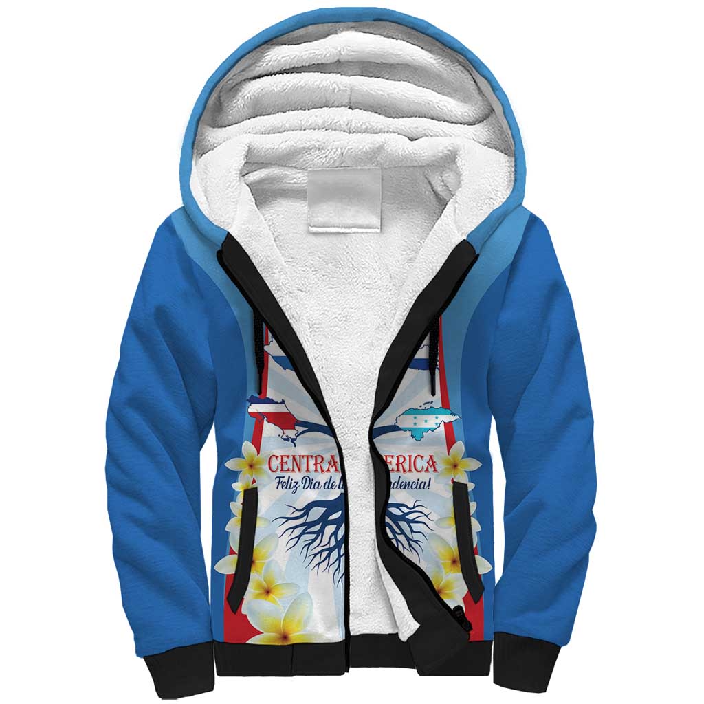 Central America Independence day Sherpa Hoodie September 15th Together We Grow - Wonder Print Shop