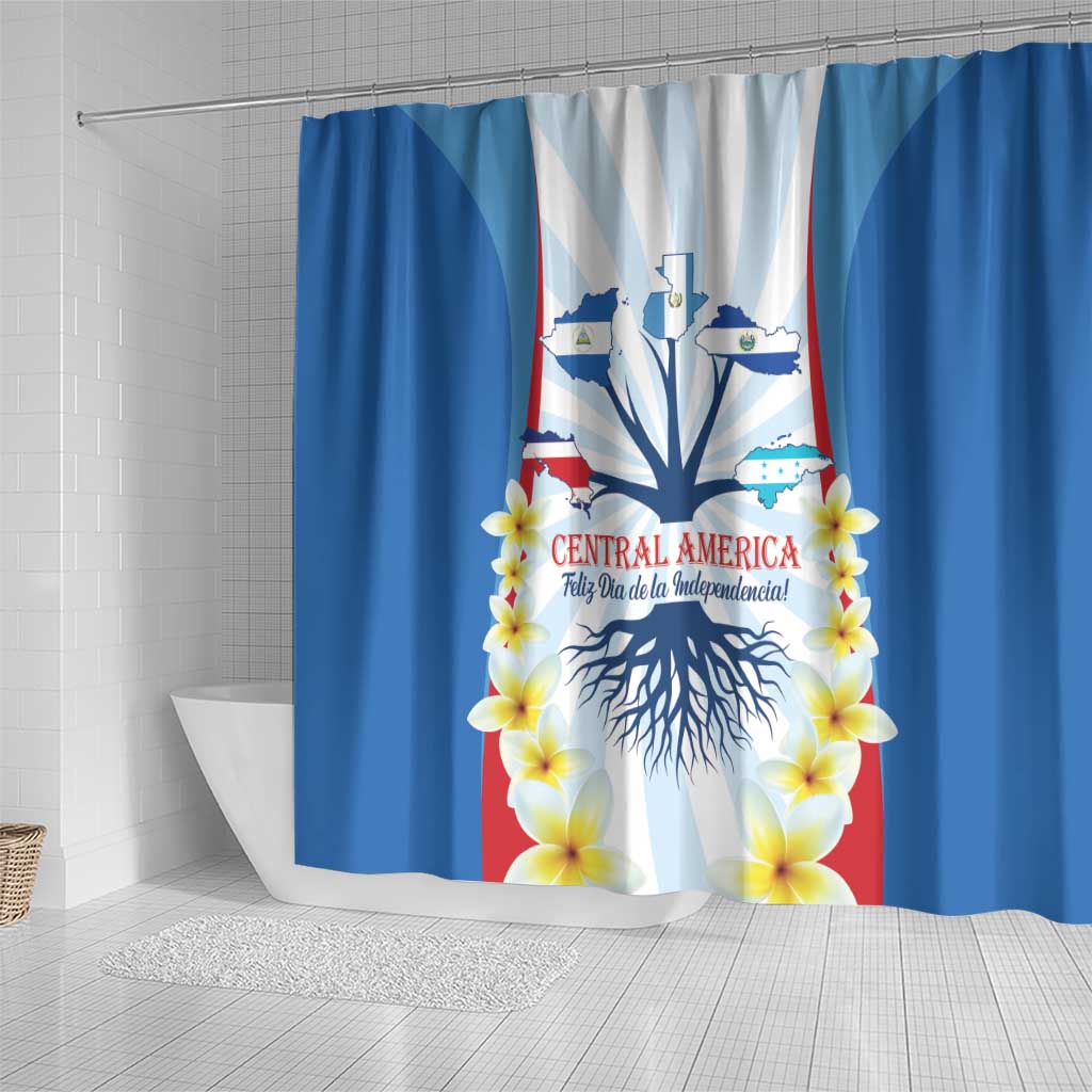 Central America Independence day Shower Curtain September 15th Together We Grow - Wonder Print Shop