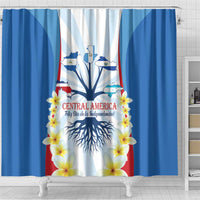 Central America Independence day Shower Curtain September 15th Together We Grow - Wonder Print Shop