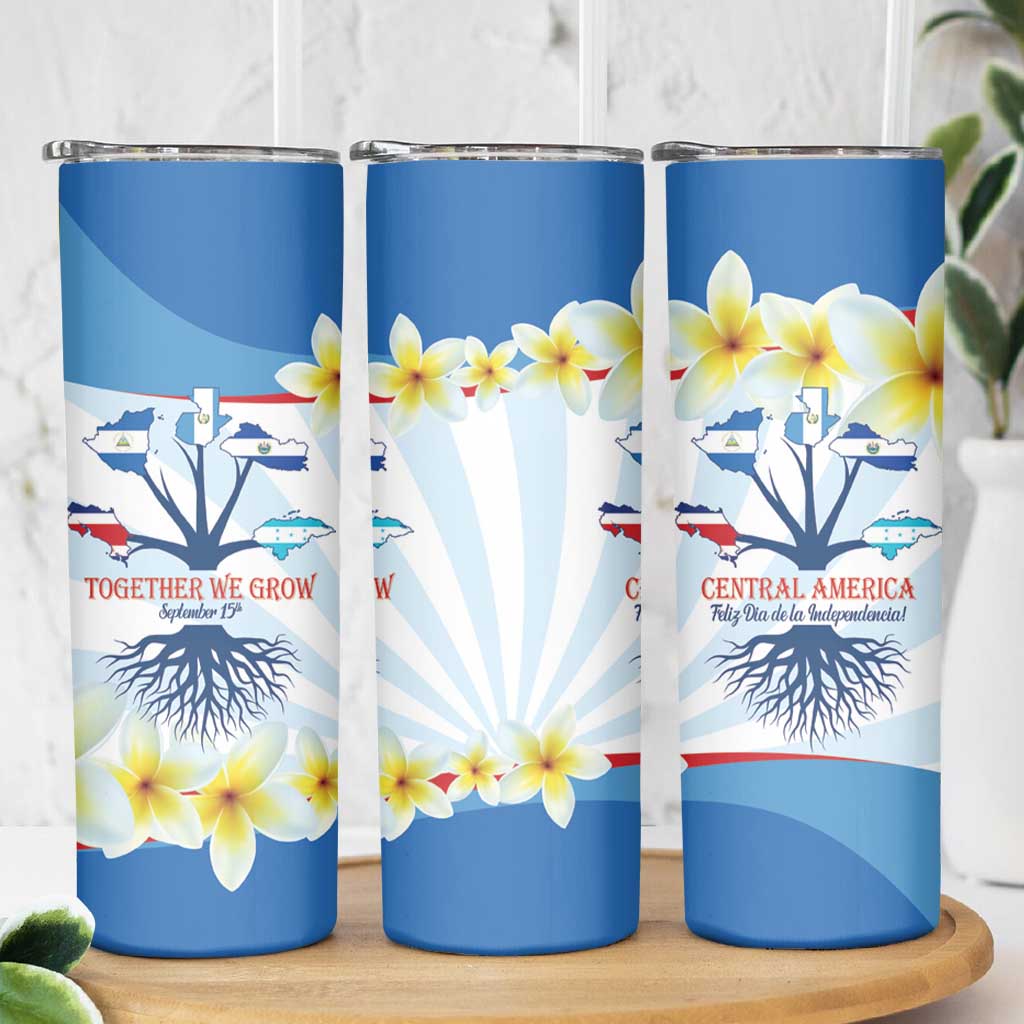 Central America Independence day Skinny Tumbler September 15th Together We Grow - Wonder Print Shop