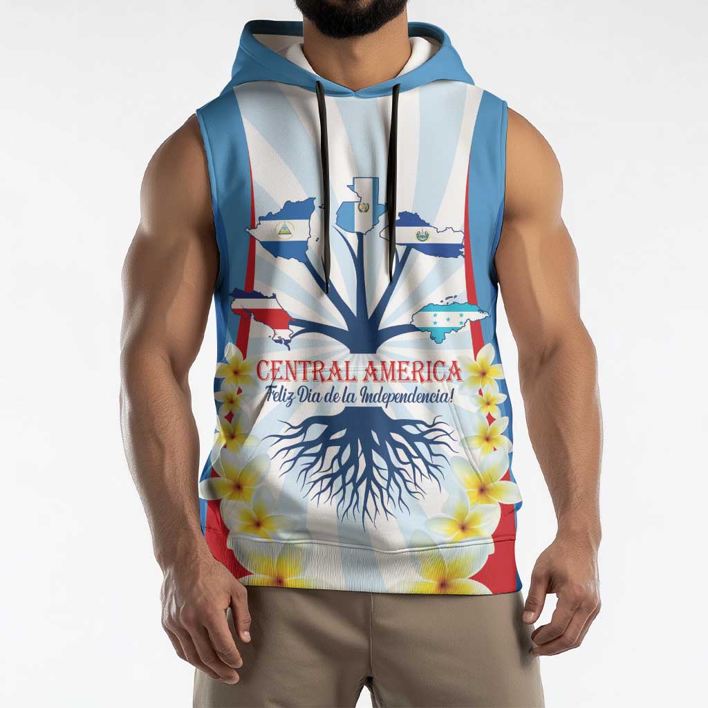 Central America Independence day Sleeveless Hoodie September 15th Together We Grow - Wonder Print Shop