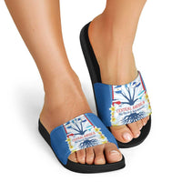 Central America Independence day Slide Sandals September 15th Together We Grow - Wonder Print Shop