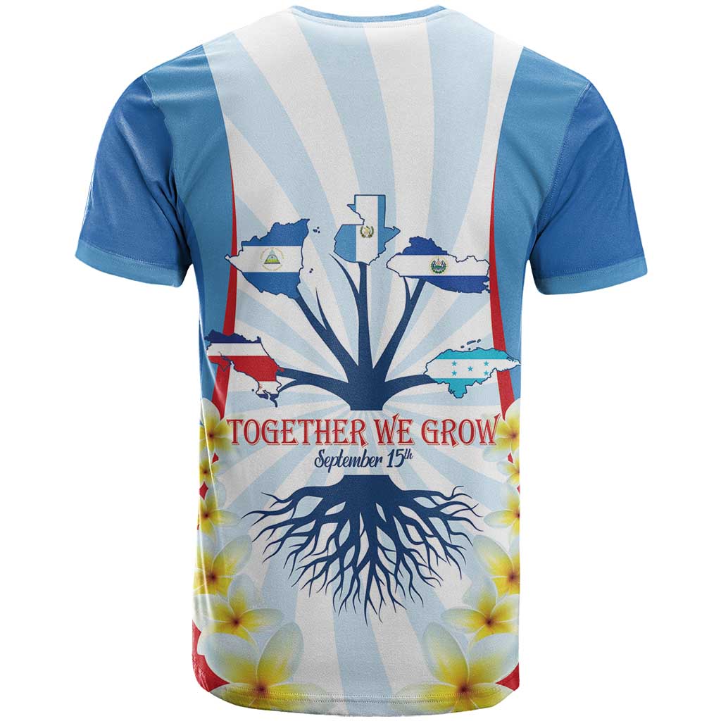 Central America Independence day T Shirt September 15th Together We Grow - Wonder Print Shop