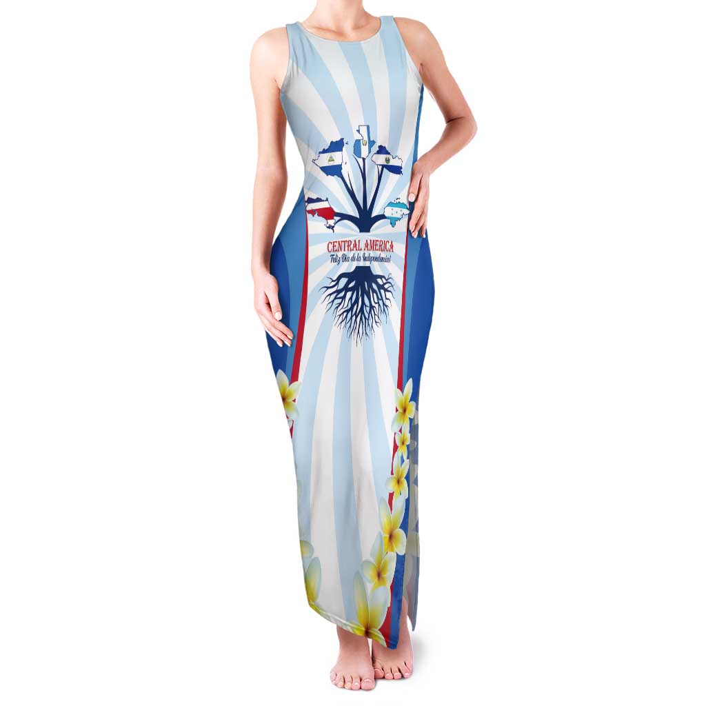 Central America Independence day Tank Maxi Dress September 15th Together We Grow - Wonder Print Shop