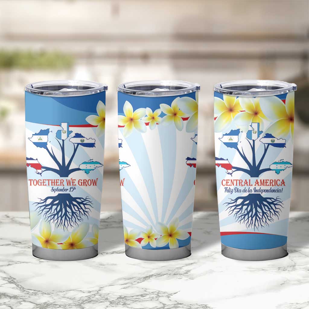 Central America Independence day Tumbler Cup September 15th Together We Grow - Wonder Print Shop