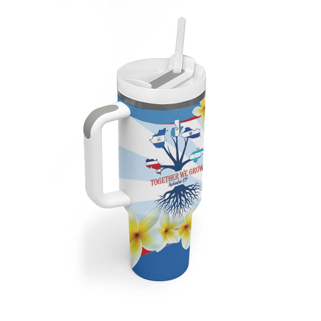 Central America Independence day Tumbler With Handle September 15th Together We Grow - Wonder Print Shop