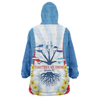 Central America Independence day Wearable Blanket Hoodie September 15th Together We Grow - Wonder Print Shop