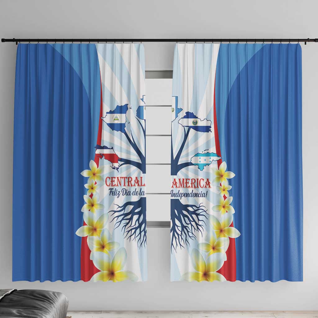 Central America Independence day Window Curtain September 15th Together We Grow - Wonder Print Shop
