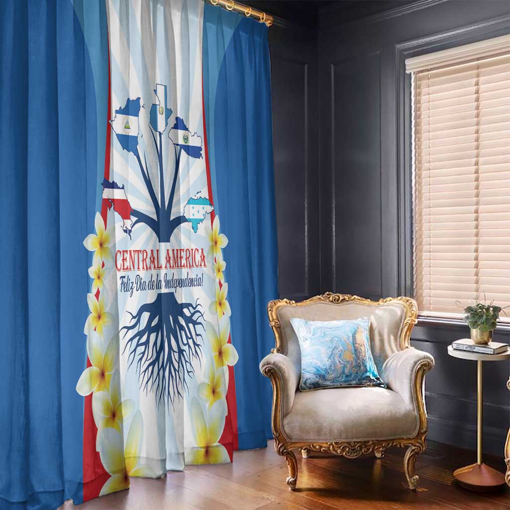 Central America Independence day Window Curtain September 15th Together We Grow - Wonder Print Shop