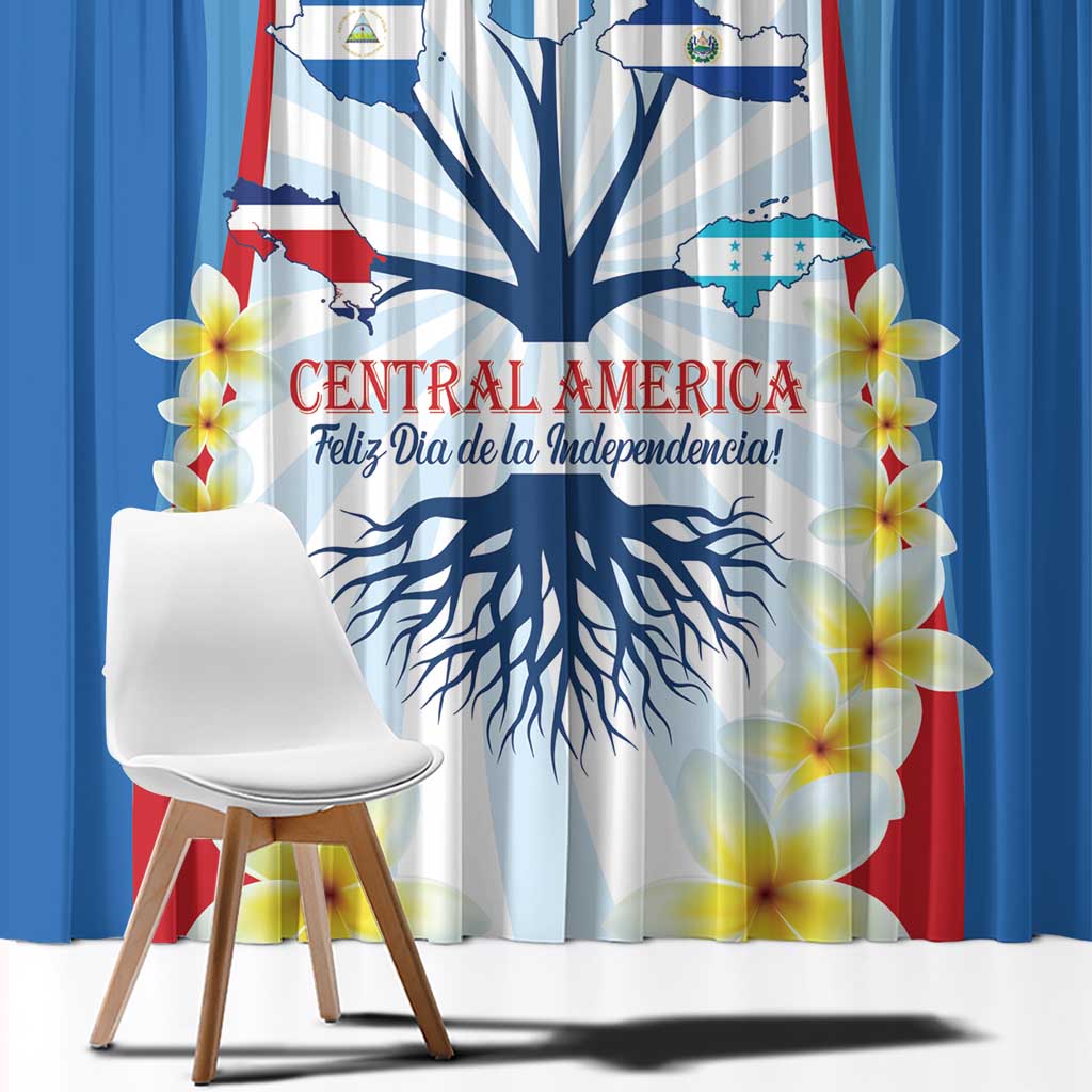 Central America Independence day Window Curtain September 15th Together We Grow - Wonder Print Shop