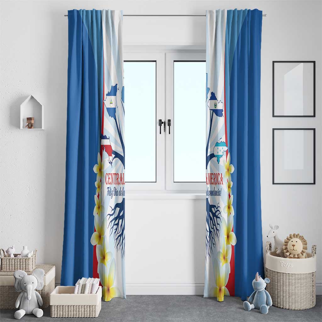 Central America Independence day Window Curtain September 15th Together We Grow - Wonder Print Shop