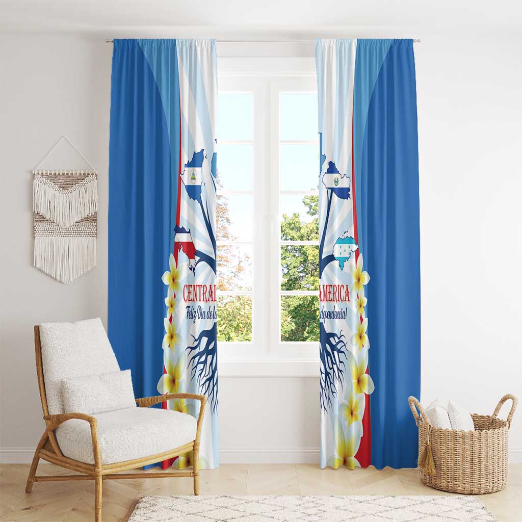 Central America Independence day Window Curtain September 15th Together We Grow - Wonder Print Shop