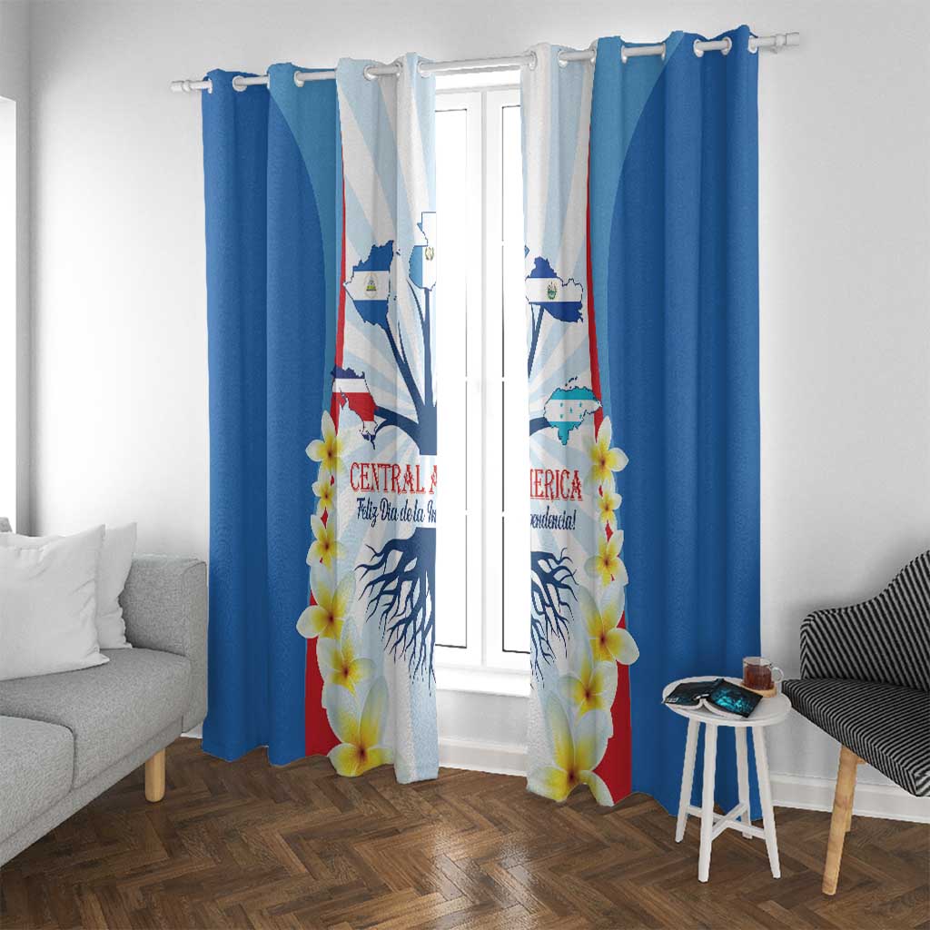 Central America Independence day Window Curtain September 15th Together We Grow - Wonder Print Shop