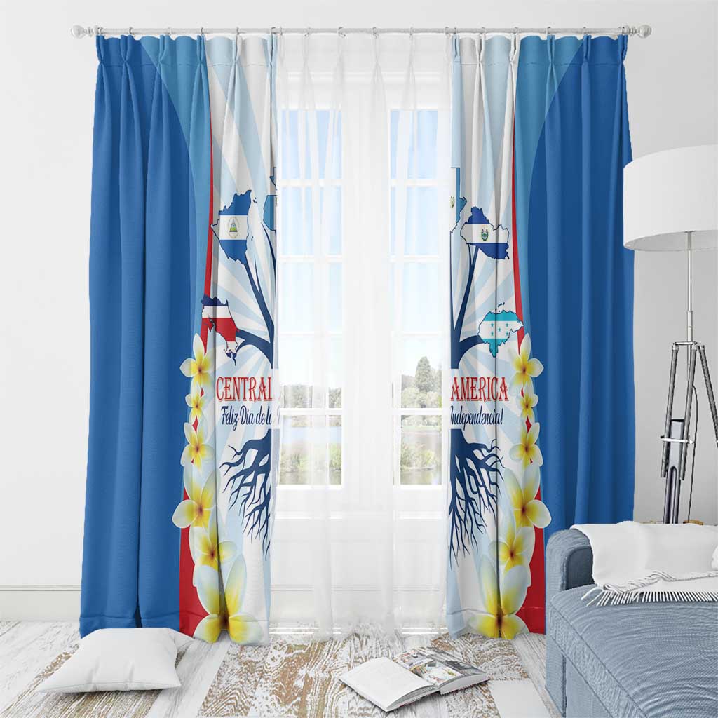 Central America Independence day Window Curtain September 15th Together We Grow - Wonder Print Shop