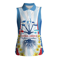 Central America Independence day Women Sleeveless Polo Shirt September 15th Together We Grow - Wonder Print Shop