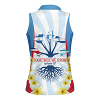 Central America Independence day Women Sleeveless Polo Shirt September 15th Together We Grow - Wonder Print Shop