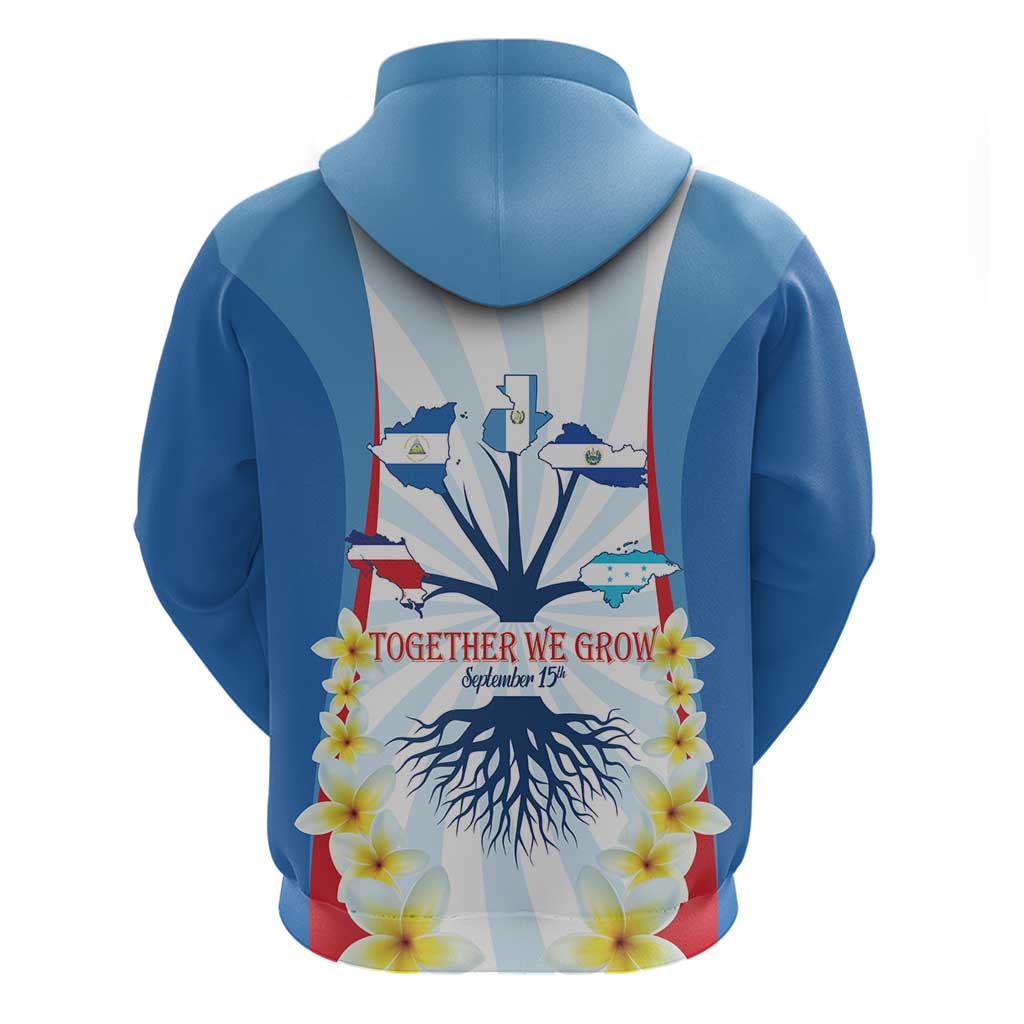 Central America Independence day Zip Hoodie September 15th Together We Grow - Wonder Print Shop
