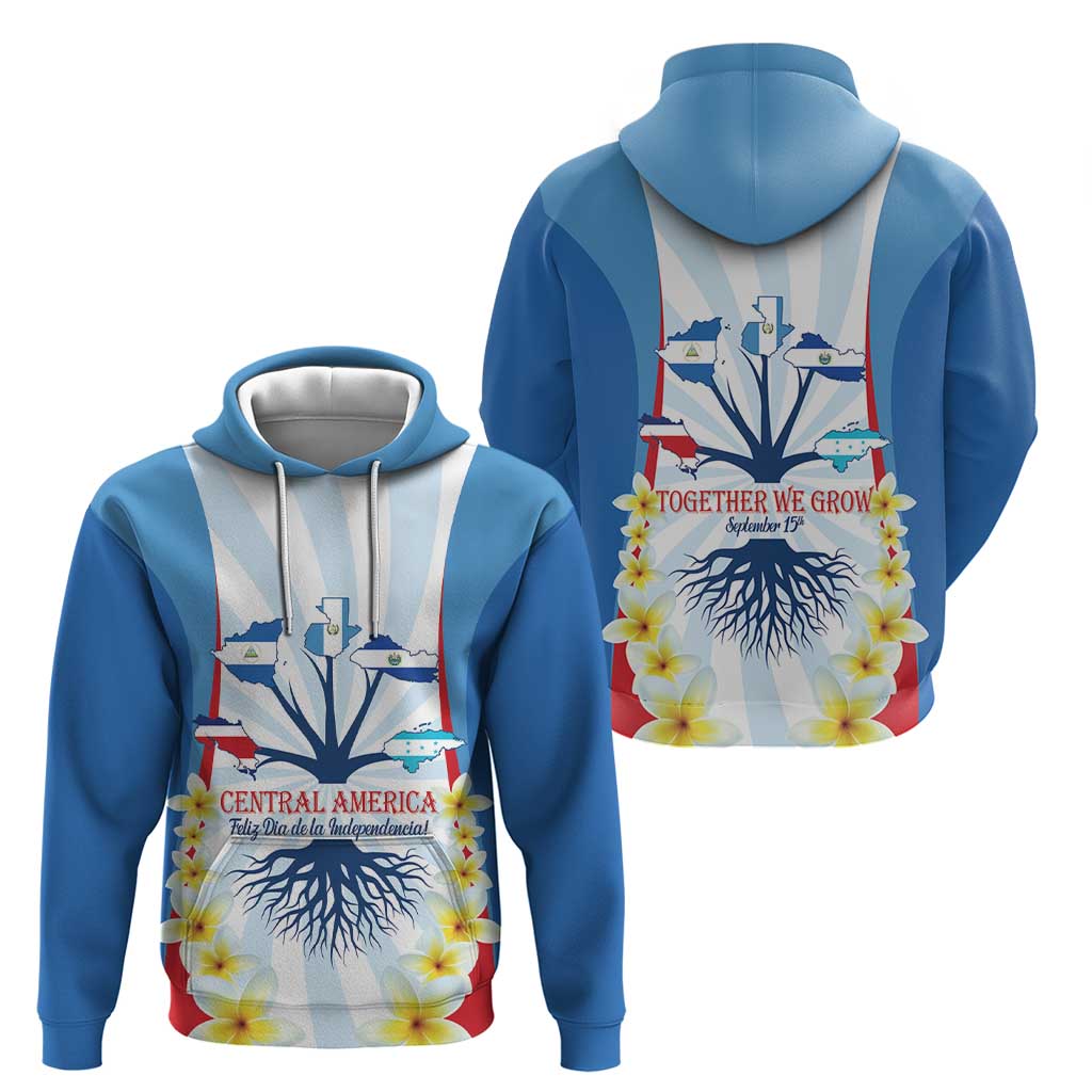 Central America Independence day Zip Hoodie September 15th Together We Grow - Wonder Print Shop
