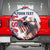 Custom USA Rugby Spare Tire Cover Powerful Eagle Grunge Brush Style - White - Wonder Print Shop