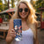 USA Rugby Skinny Tumbler Powerful Eagle Grunge Brush Style - Blue - Wonder Print Shop