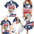 Custom USA Rugby Sevens Family Matching Summer Maxi Dress and Hawaiian Shirt Go Eagles Flag Style - Wonder Print Shop