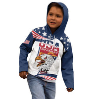 Custom USA Rugby Sevens Kid Hoodie Go Eagles Flag Style - Wonder Print Shop