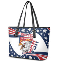Custom USA Rugby Sevens Leather Tote Bag Go Eagles Flag Style - Wonder Print Shop